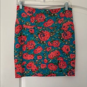 Floral Mini Skirt